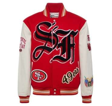 mens-san-francisco-49ers-red-jeff-hamilton-letterman-jacket