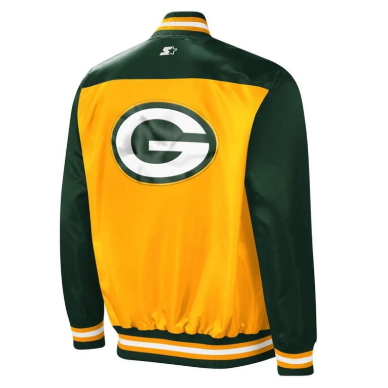 Men’s Green Bay Packers Tradition Satin Jacket - Image 3