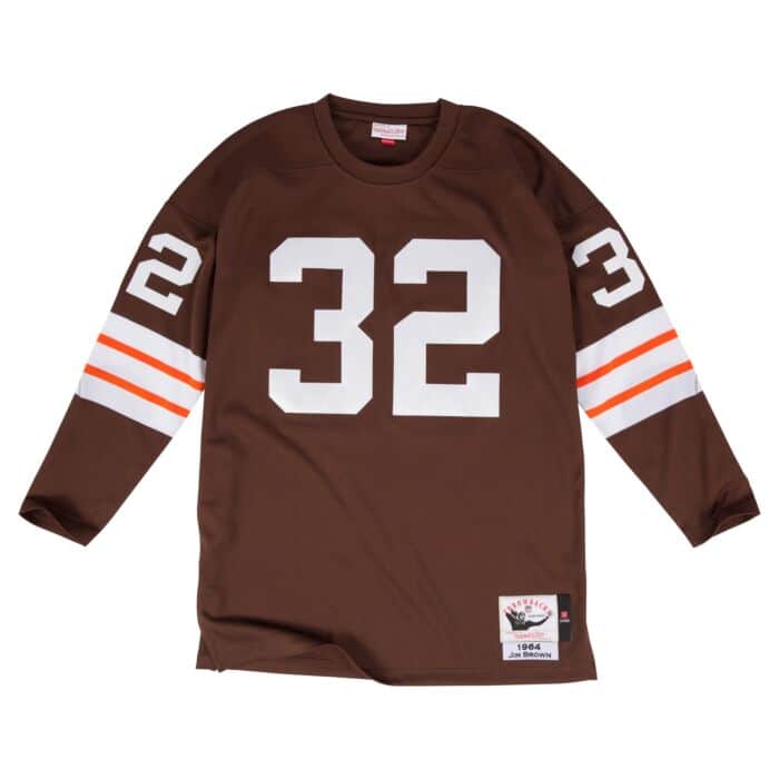JIM BROWN FOOTBALL NFL JERSEY THROWBACK 1964 SPORTS