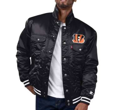 mens-cincinnati-bengals-black-trucker-satin-jacket