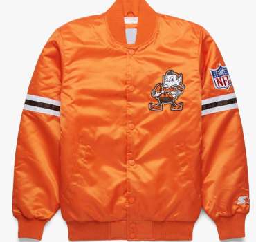 mens-cleveland-browns-gridiron-orange-satin-jacket