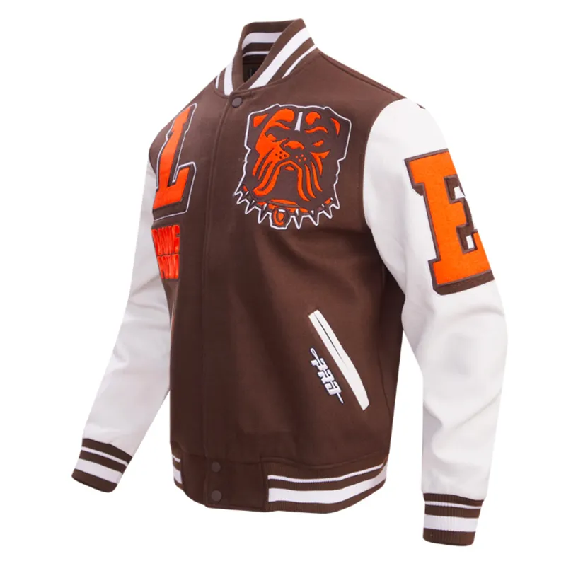 NFL Cleveland Browns Mash Up Varsity Jacket - Image 4