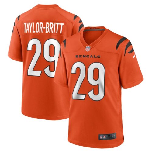 Men’s Cincinnati Bengals Cam Taylor-Britt Game Jersey