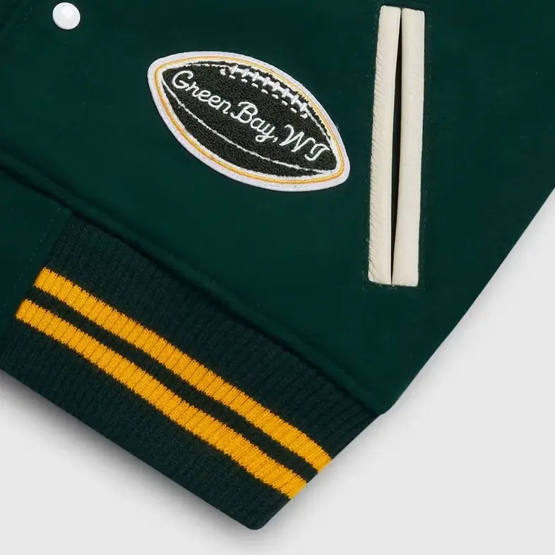 NFL Green Bay Packers OVO Varsity Jacket - Image 5