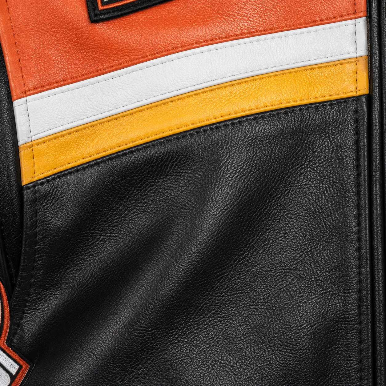 Harley Davidson HDMM Marlboro Man Mickey Rourke Biker Cowhide Leather Jacket - Image 3