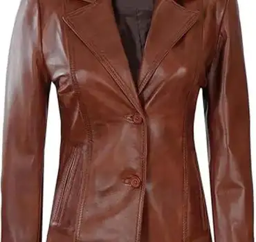womens-brown-genuine-leather-blazer-jacket