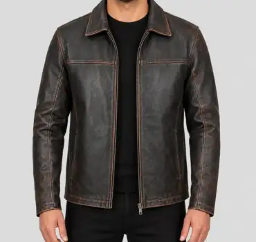mens-motorcycle-biker-vintage-cafe-racer-distressed-black-real-leather-jacket