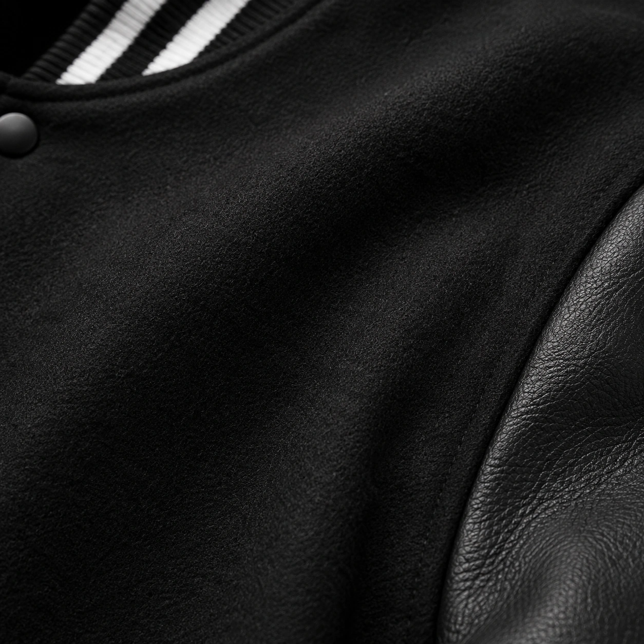 Varsity Bomber Letterman High Quality Wool & Real Sheep Leather Sleeves Jacket - Image 3