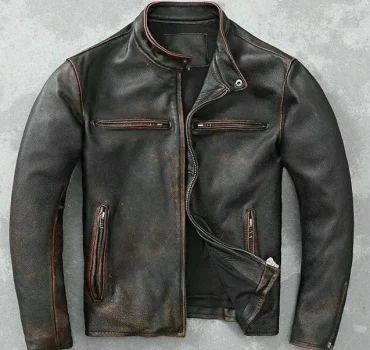 mens-motorcycle-biker-vintage-cafe-racer-distressed-black-real-leather-jacket
